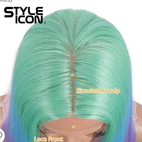 Style Icon 38" Super Long Straight Synthetic Wig - Picture 4 of 6